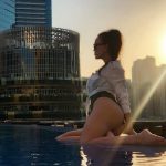 Модель Риана в Москве